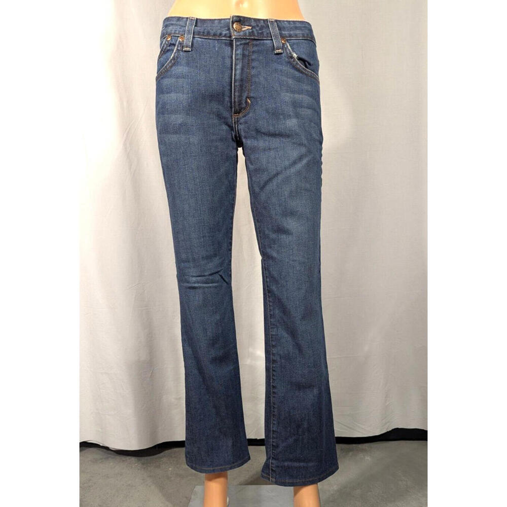 SALT Works Mulberry Street Med Rise Bootcut Jeans Size 27 Womens Light Wash Y2K